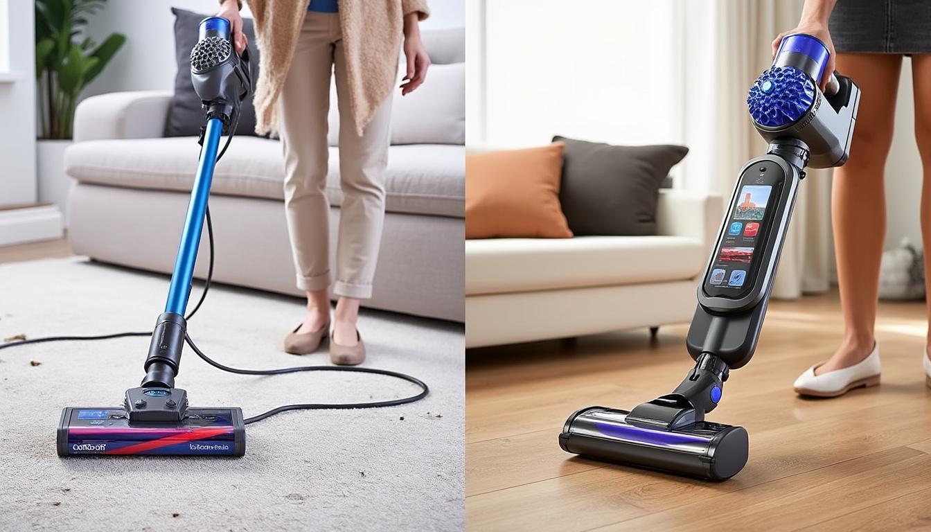 Est-ce qu’un aspirateur sans fil peut remplacer un modèle classique ? 2 découvrez si un aspirateur sans fil peut vraiment remplacer un modèle classique, en comparant leurs performances, avantages et inconvénients pour faire le meilleur choix de nettoyage.
